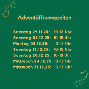 Adventöffnungszeiten 2025