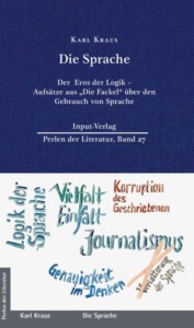 Buchcover Karl Kraus Die Sprache